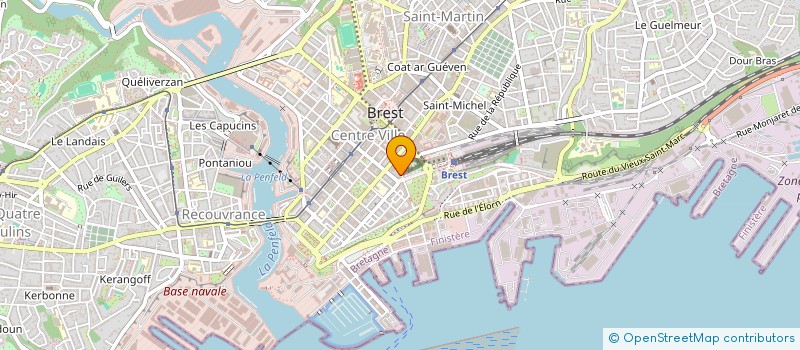 localisation de l'entreprise S.C.I. MAGUEUR  BREST