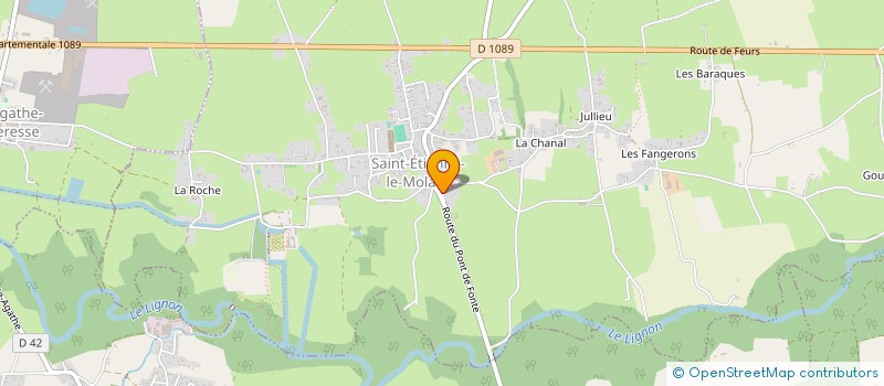 localisation de l'entreprise S.C.I. MAHEYA  SAINT-ETIENNE-LE-MOLARD