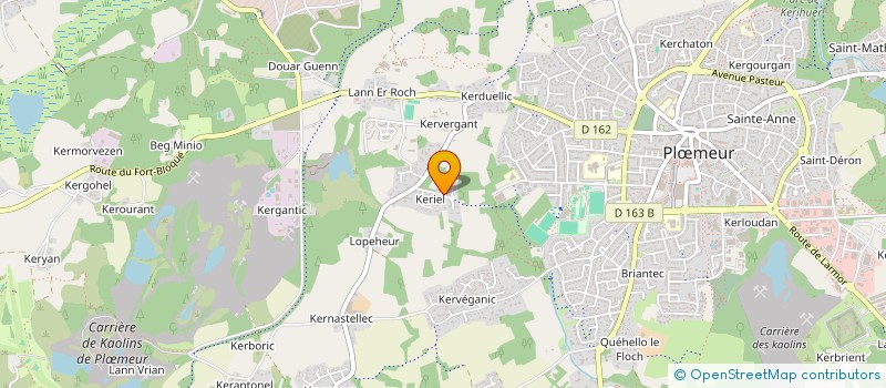 localisation de l'entreprise S.C.I. MAINA à PLOEMEUR