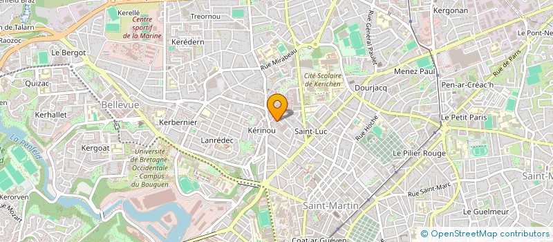 localisation de l'entreprise S.C.I. MAJI  BREST