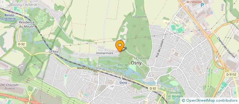 localisation de l'entreprise S.C.I. MAJKA.  OSNY