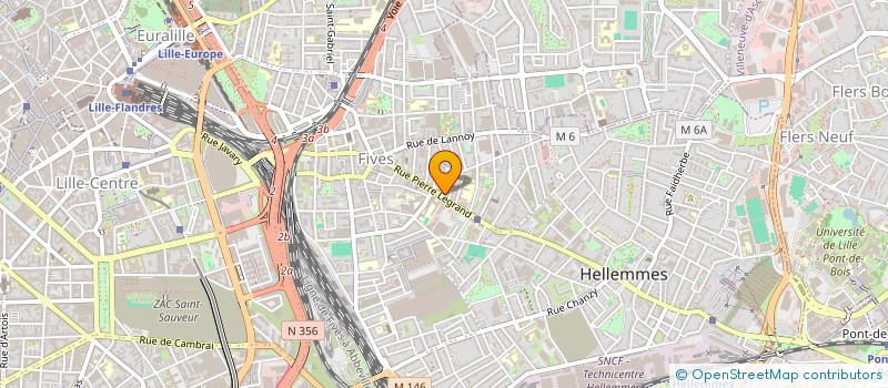 localisation de l'entreprise S.C.I. MALLE FIVES à LILLE