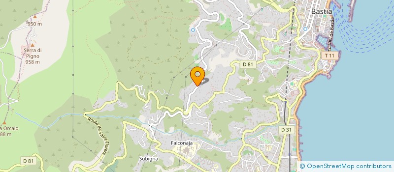 localisation de l'entreprise S.C.I MAMOUR à BASTIA