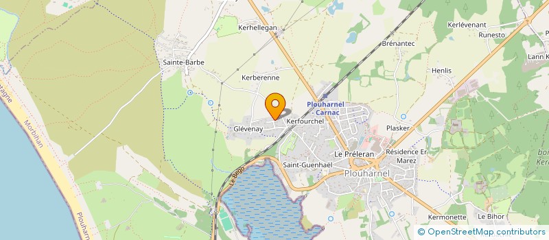 localisation de l'entreprise S.C.I. MANALHAN  PLOUHARNEL