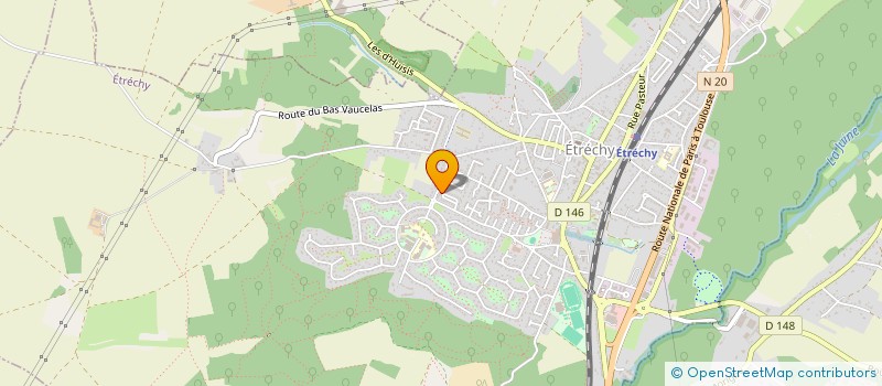 localisation de l'entreprise S.C.I MANARA  ETRECHY