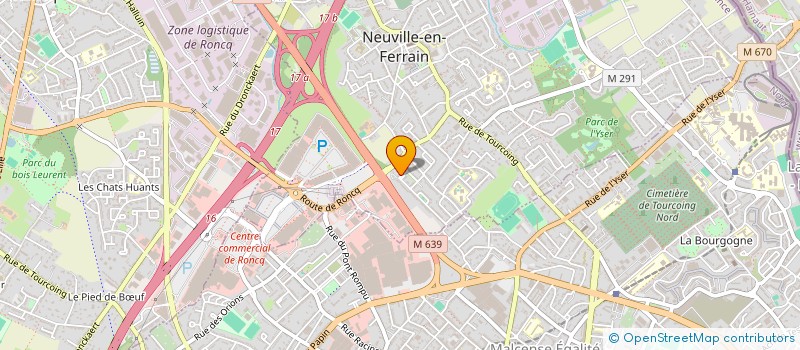 localisation de l'entreprise S.C.I. MANATO à NEUVILLE-EN-FERRAIN