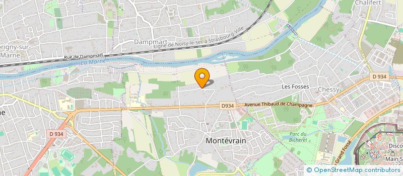 localisation de l'entreprise S C I MANO  CHESSY