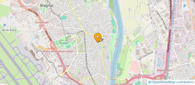 localisation de l'entreprise S.C.I. MANOGE  BLAGNAC