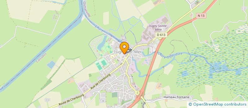 localisation de l'entreprise S.C.I. MANOLA  ISIGNY-SUR-MER