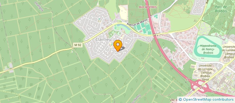 localisation de l'entreprise S.C.I. MAPI à VILLERS-LES-NANCY