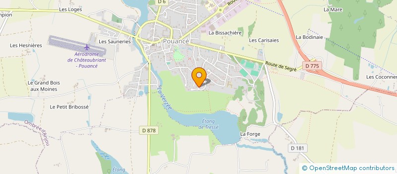 localisation de l'entreprise S.C.I. MARAY à OMBREE D'ANJOU