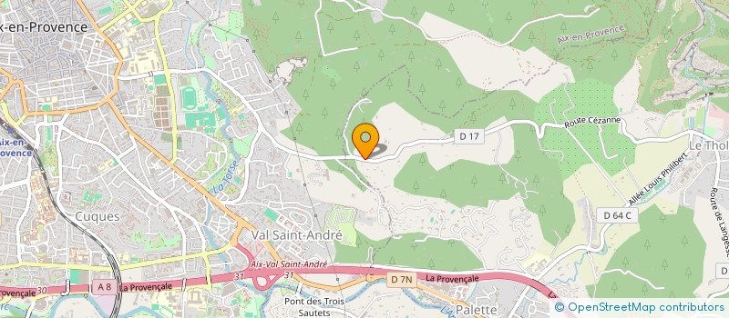 localisation de l'entreprise S.C.I. MARCEL  LE THOLONET