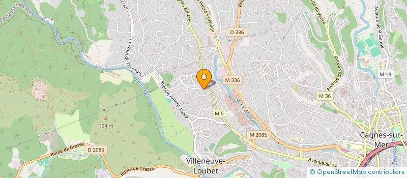 localisation de l'entreprise S.C.I. MARCHAL à VILLENEUVE-LOUBET