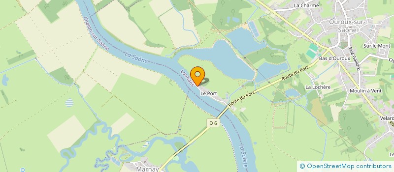 localisation de l'entreprise S.C.I. MARCO DU BREUIL  OUROUX-SUR-SAONE