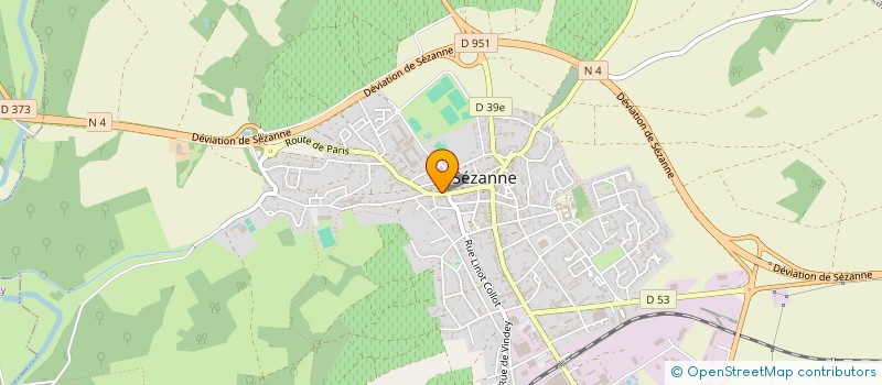localisation de l'entreprise S.C.I. MARCOULT-PLISSON à SEZANNE