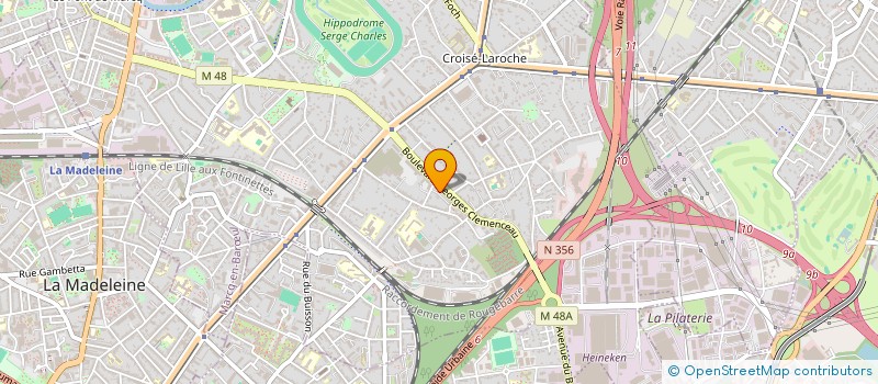 localisation de l'entreprise S.C.I MARCQ à MARCQ-EN-BARŒUL
