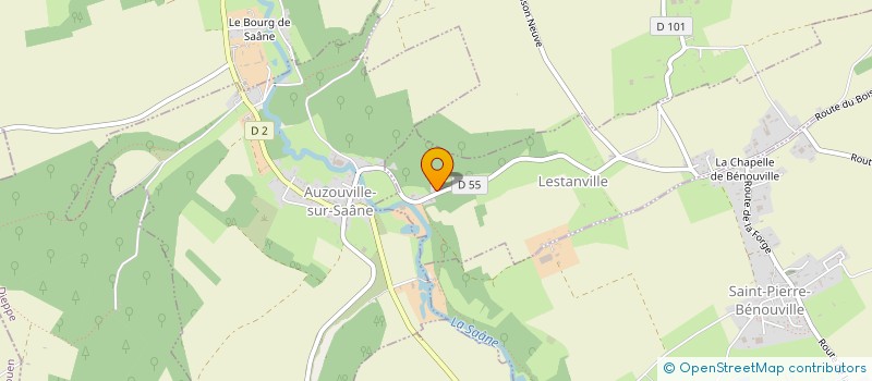 localisation de l'entreprise S.C.I MARCYR  LESTANVILLE