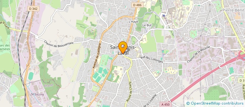 localisation de l'entreprise S.C.I. MARECHAL JOFFRE 2025  SAINT-GENIS-LAVAL