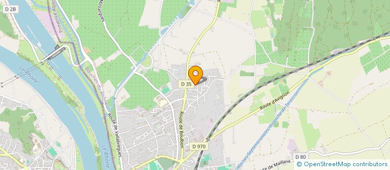 localisation de l'entreprise S.C.I. MARGE  TARASCON