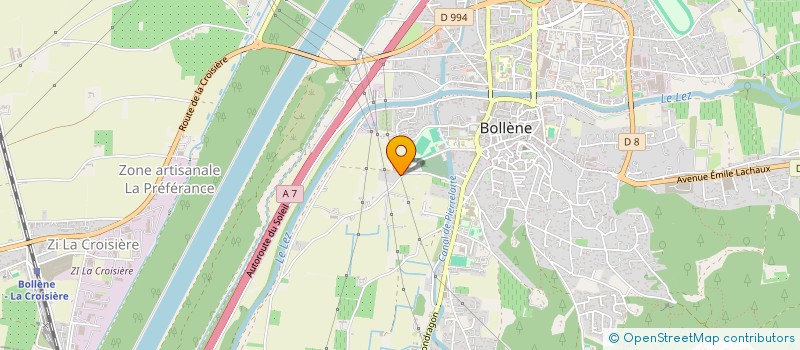 localisation de l'entreprise S C I MARGUERITE  BOLLENE