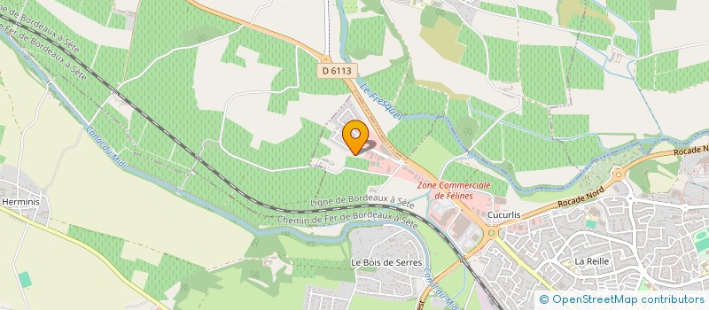localisation de l'entreprise S.C.I. MARIEFERN à CARCASSONNE