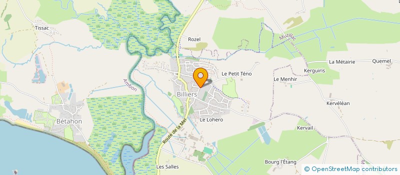 localisation de l'entreprise S.C.I. MARISA  BILLIERS