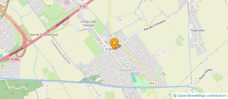 localisation de l'entreprise S.C.I. MARJULIO  TETEGHEM-COUDEKERQUE-VILLAGE