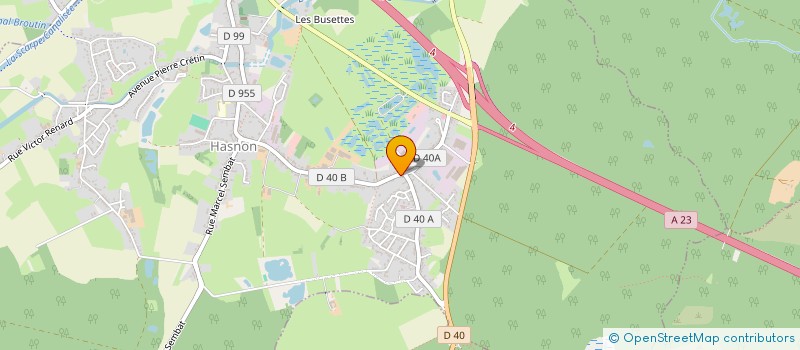 localisation de l'entreprise S.C.I MARKESLABO  HASNON