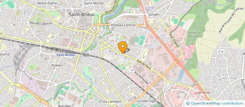 localisation de l'entreprise S.C.I. MARLIN à SAINT-BRIEUC