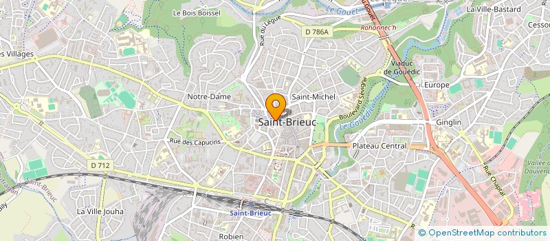 localisation de l'entreprise S.C.I. MARSALLON à SAINT-BRIEUC