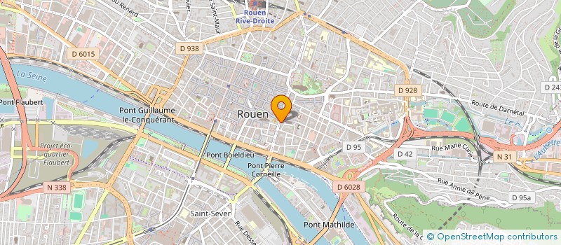 localisation de l'entreprise S.C.I. MARTIN à ROUEN