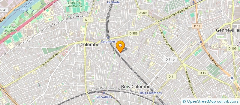 localisation de l'entreprise S.C.I MAS DE LA FE  COLOMBES