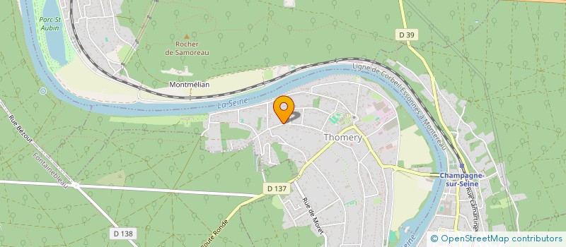 localisation de l'entreprise S.C.I MAS ROUHAULT  THOMERY