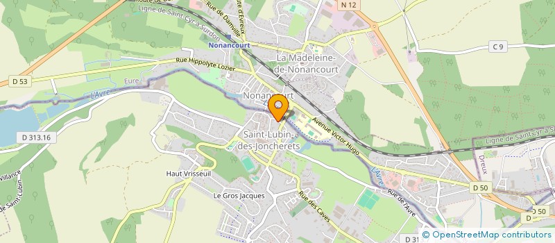 localisation de l'entreprise S.C.I. MASED à SAINT-LUBIN-DES-JONCHERETS