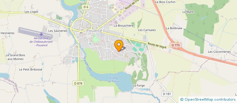 localisation de l'entreprise S.C.I. MATEMINI à OMBREE D'ANJOU