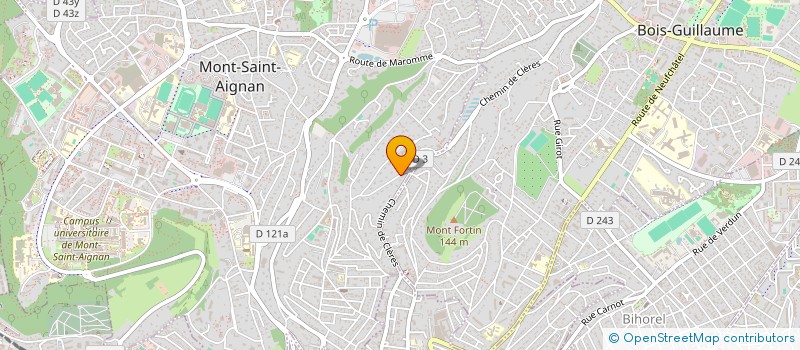 localisation de l'entreprise S.C.I. MATIA  MONT-SAINT-AIGNAN