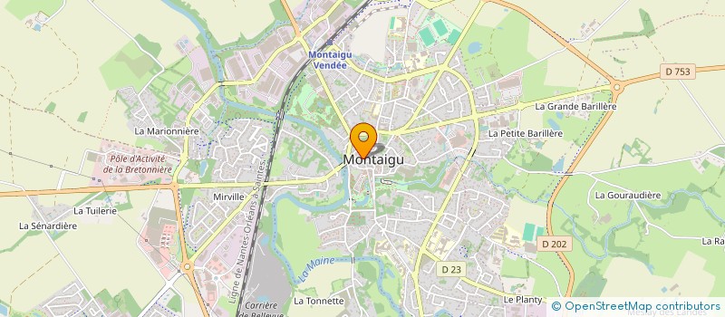 localisation de l'entreprise S.C.I. MATOU  MONTAIGU-VENDEE