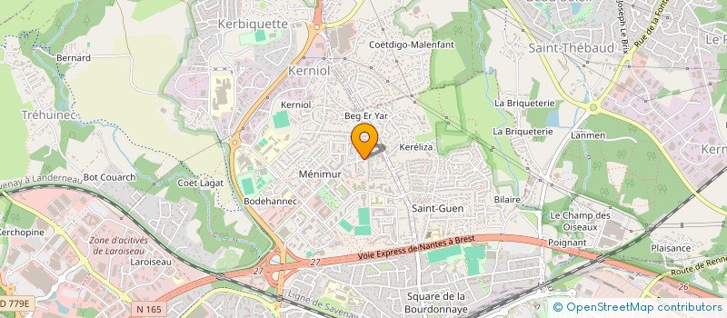 localisation de l'entreprise S.C.I. MAUD REV à VANNES