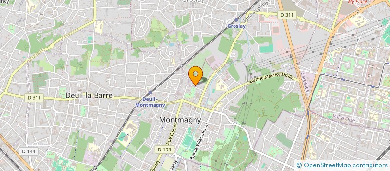 localisation de l'entreprise S.C.I. MAUJE  GROSLAY