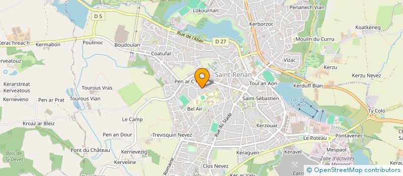 localisation de l'entreprise S.C.I. MAUPA  SAINT-RENAN