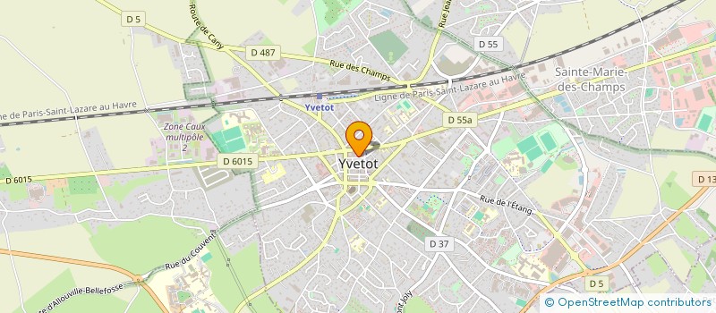 localisation de l'entreprise S.C.I. MAUPASSANT  YVETOT