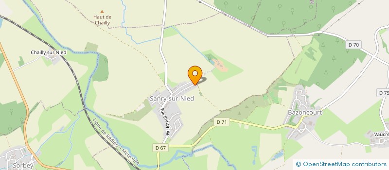 localisation de l'entreprise S.C.I. MAURICE  SANRY-SUR-NIED