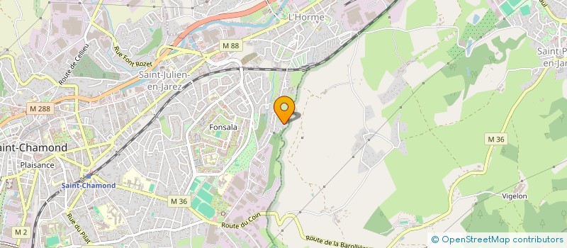 localisation de l'entreprise S.C.I. MAURY  SAINT-CHAMOND