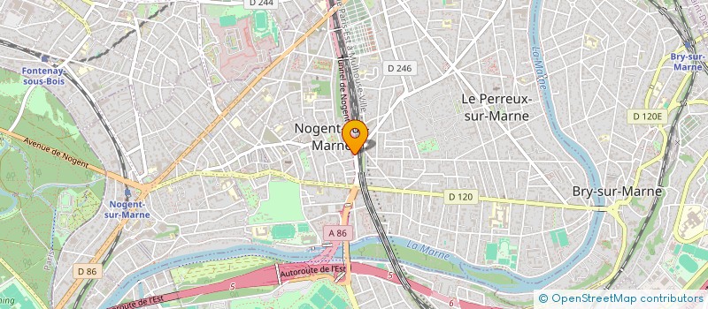 localisation de l'entreprise S.C.I. MAZAL CHICHE  NOGENT-SUR-MARNE