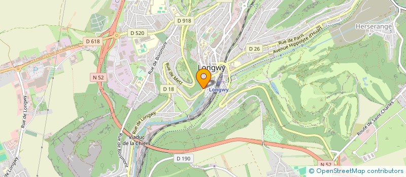 localisation de l'entreprise S.C.I. MB à LONGWY