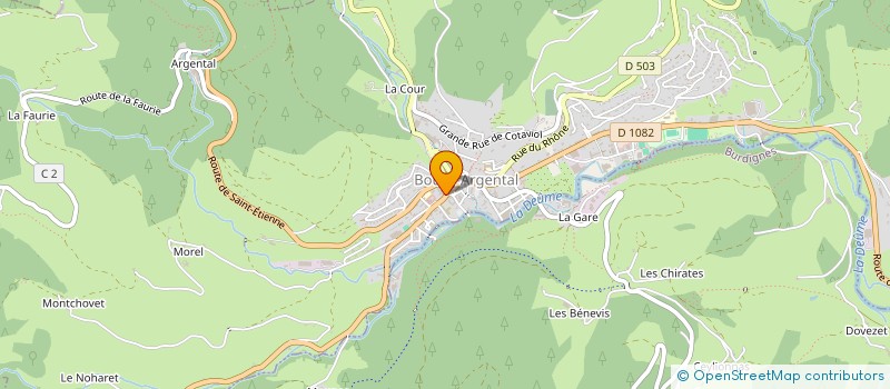 localisation de l'entreprise S.C.I. MB LA BASCULE  SAINT-CLAIR