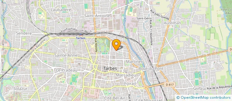 localisation de l'entreprise S.C.I. MB2L  TARBES