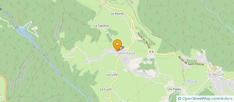 localisation de l'entreprise S.C.I. MBF 42  TARENTAISE