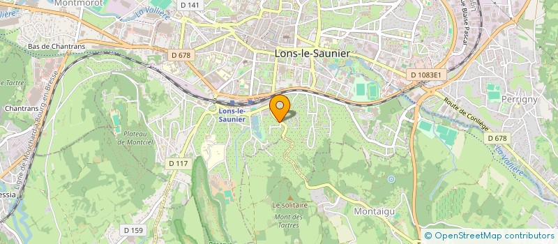 localisation de l'entreprise S.C.I. MCCV  LONS-LE-SAUNIER