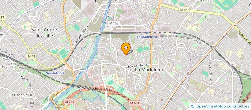 localisation de l'entreprise S.C.I. MCS. à LA MADELEINE